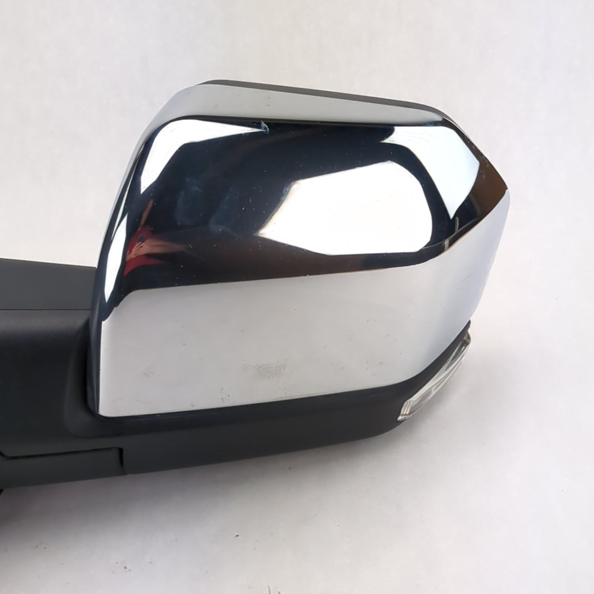 2016 2017 Ford F150 Driver Left Power Folding Chrome Cap Blind Spot Mirror
