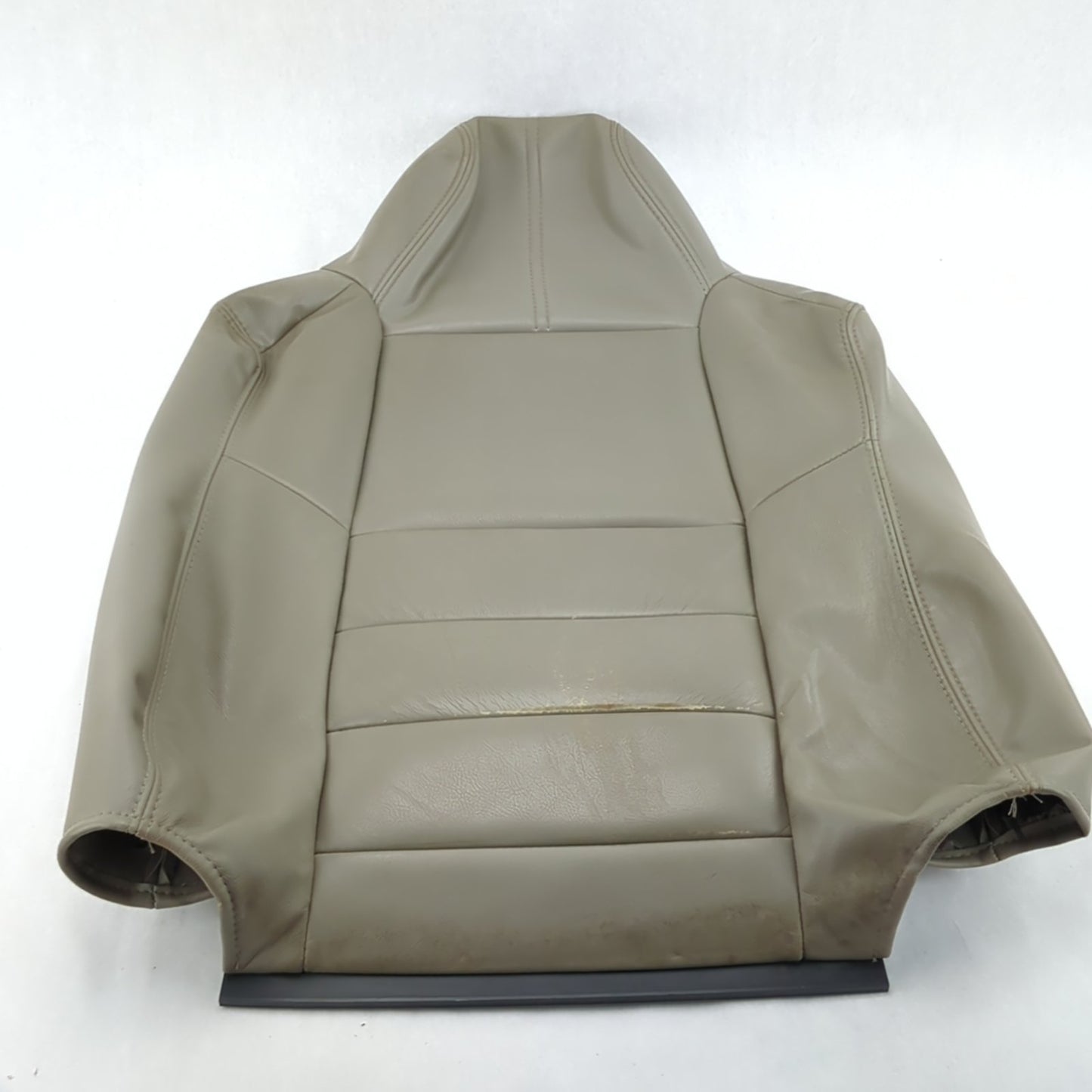 Damage 2008 2009 2010 Ford F250 F350 Seat Upper Skin Cover Leather Gray Left