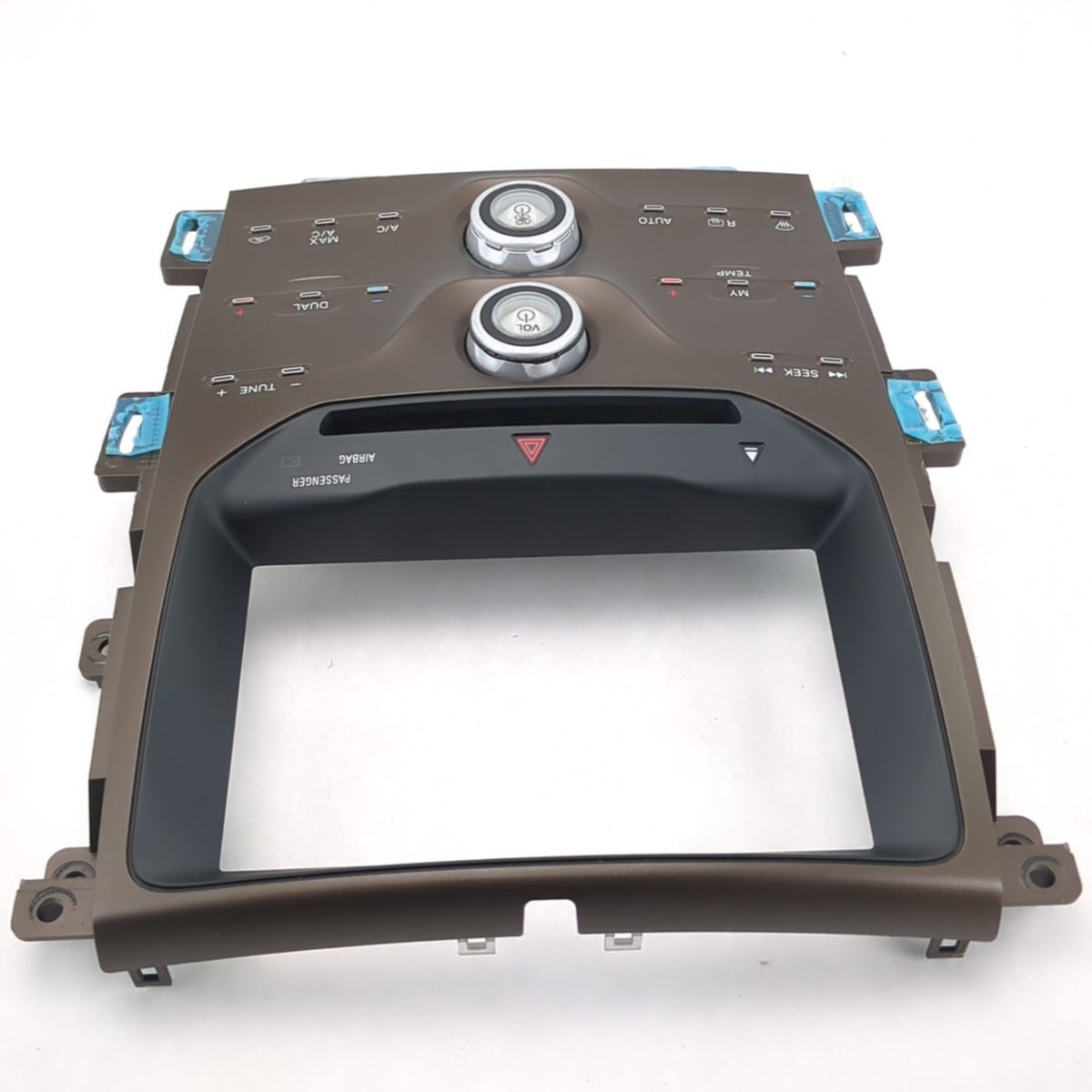 Damage 2012 Ford Edge Climate Control Radio Bezel Center Dash Panel Brown