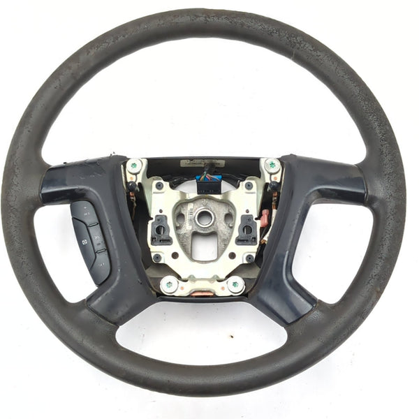 Worn 2008 2009 2010 2011 2012 2013 Sierra Silverado Steering Wheel Black