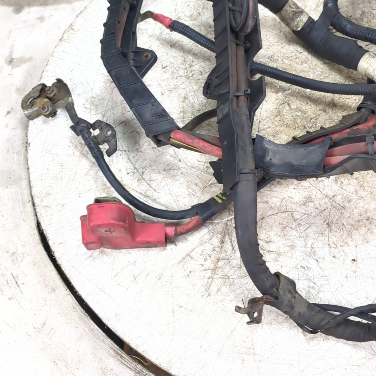 2019 Ford F550 6.7L Diesel Positive Negative Battery Cable Power Wire Harness
