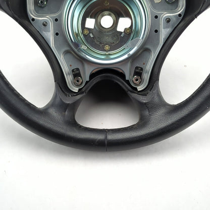 1998 1999 2000 Mercedes-Benz C280 Sport Steering Wheel Black Gray Leather