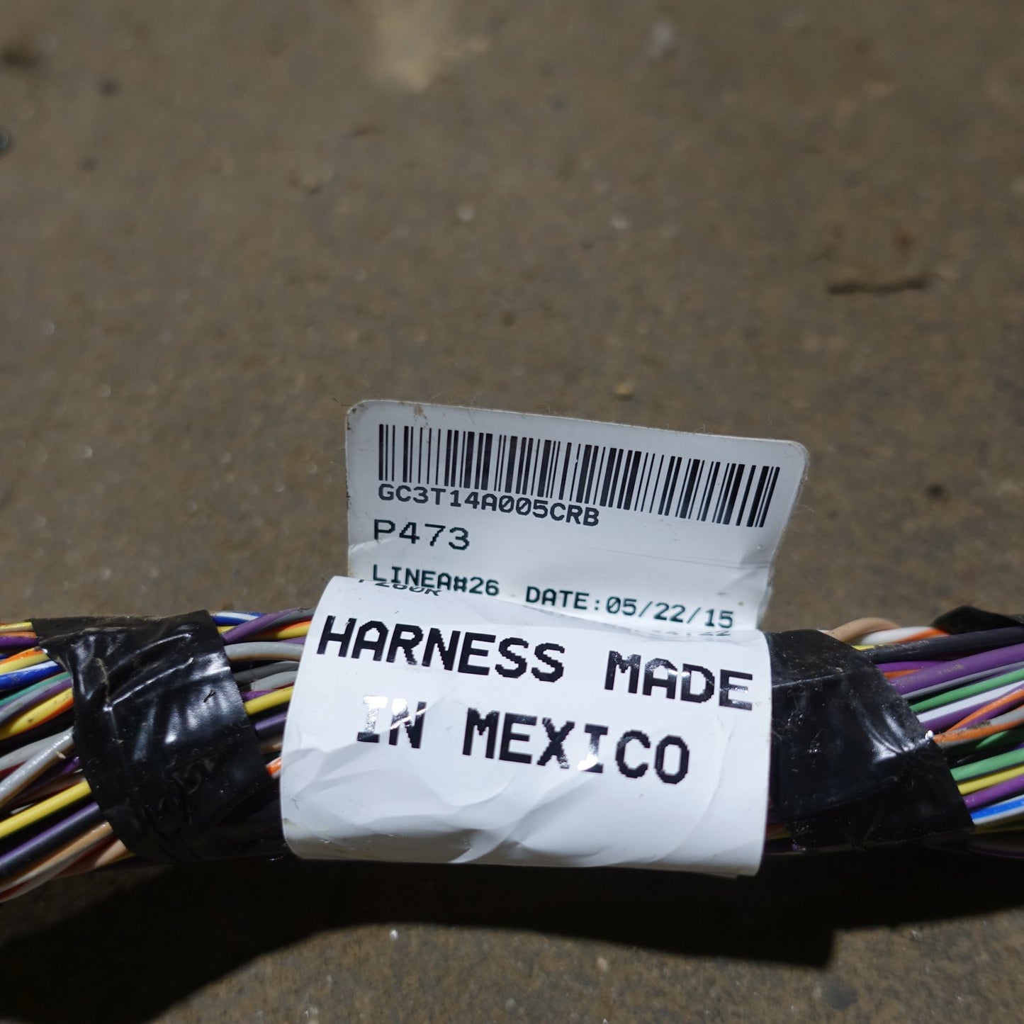 2016 Ford F250 F350 Platinum Crew Cab Floor Wire Harness Heated Cooled Seats