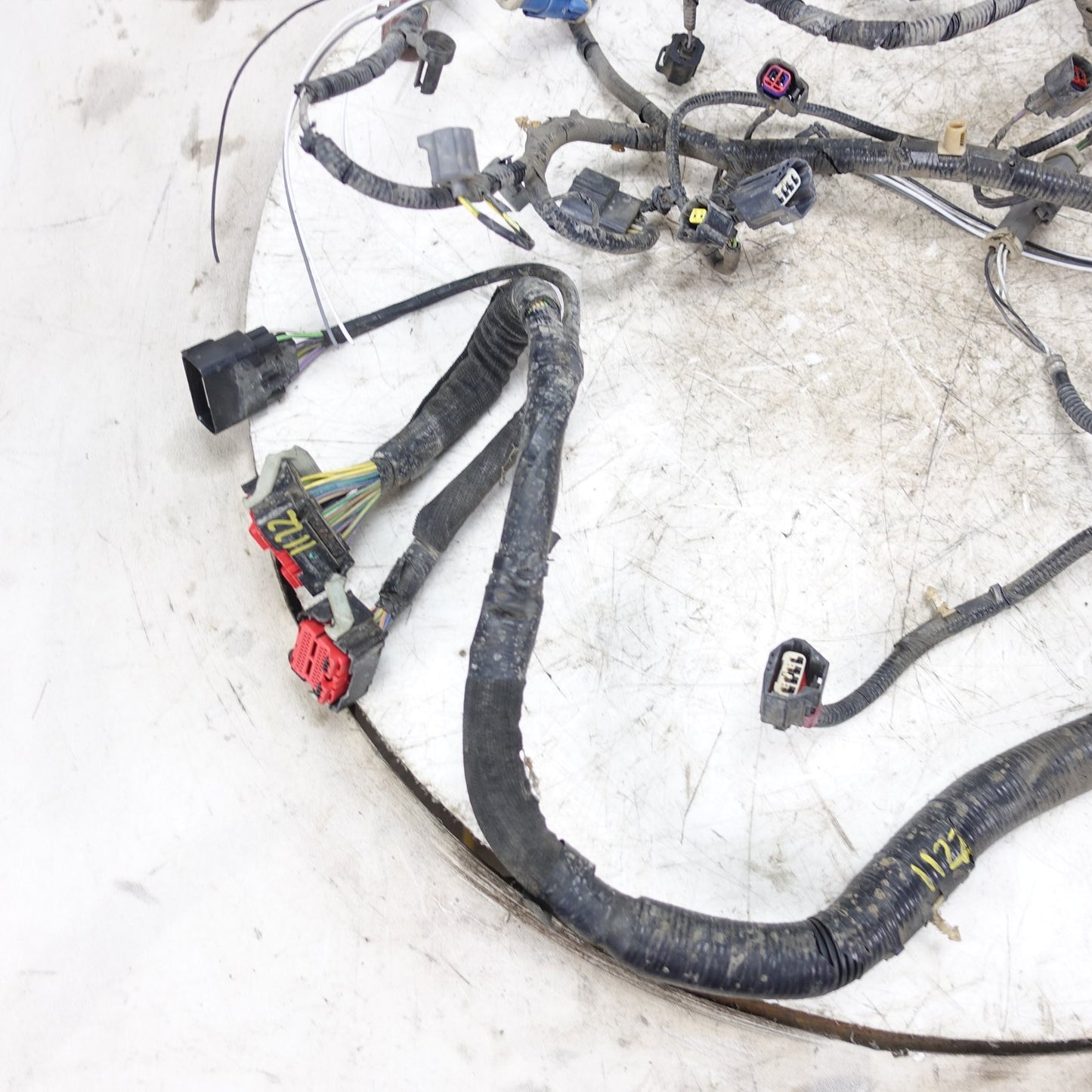 Damage 2008 2009 Ford Explorer Engine Wiring Harness Wire Loom 4.0