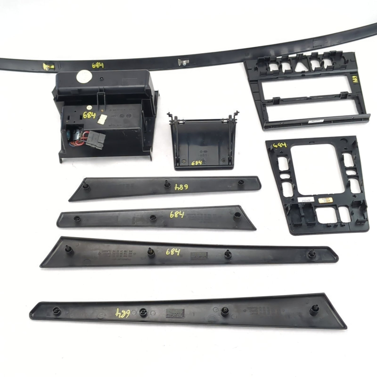 1998 1999 2000 Mercedes-Benz C280 Interior Dash Console Trim Set Carbon Fiber