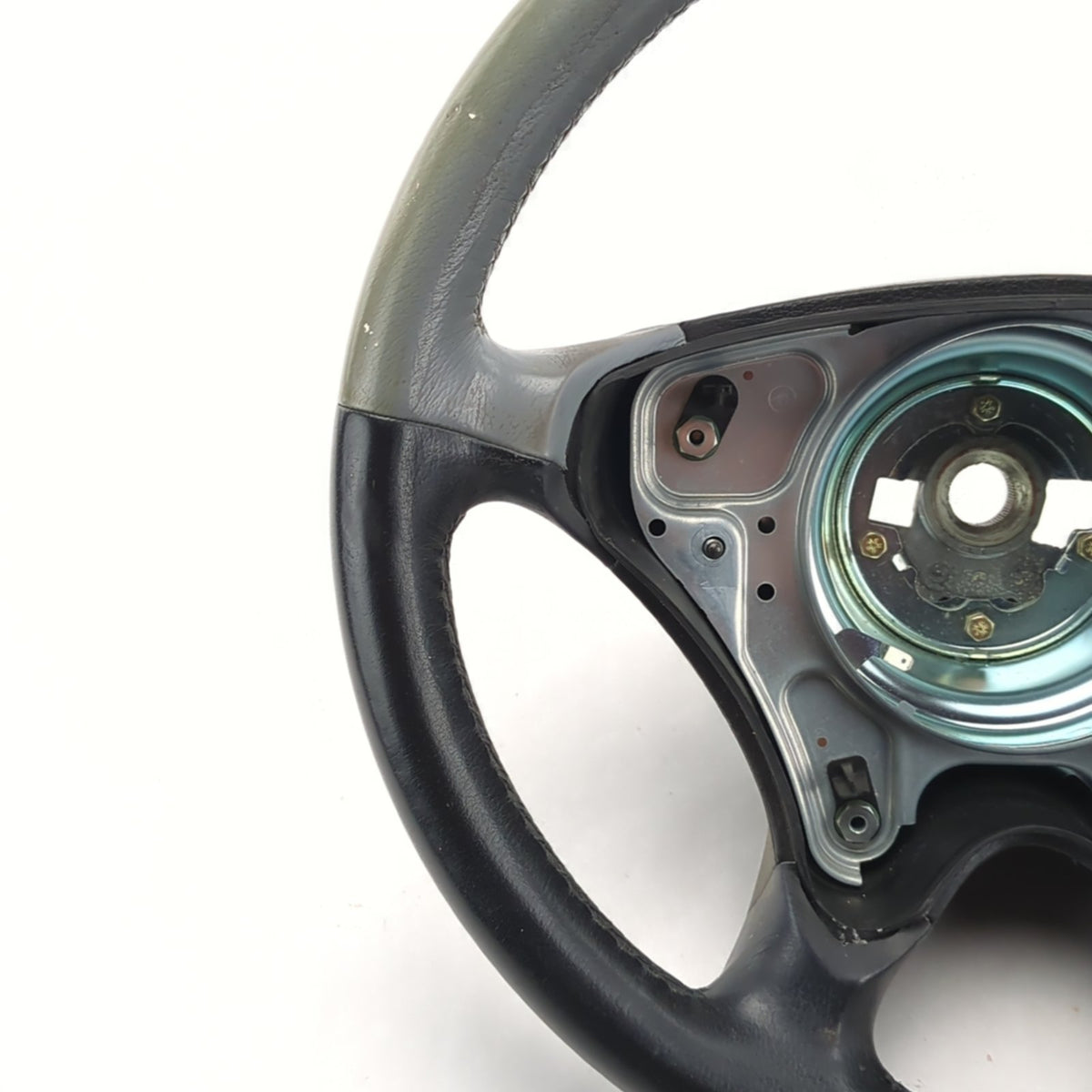 1998 1999 2000 Mercedes-Benz C280 Sport Steering Wheel Black Gray Leather