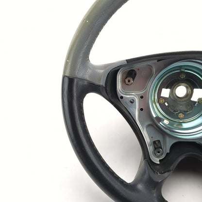 1998 1999 2000 Mercedes-Benz C280 Sport Steering Wheel Black Gray Leather