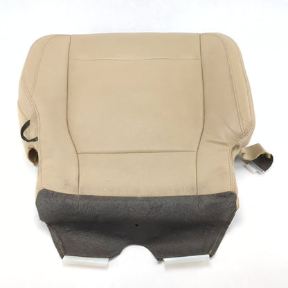 Read 2015 2016 Ford F150 Passenger Seat Bottom Cushion Leather Tan Vented