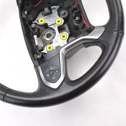 2014 2015 2016 2017 2018 Silverado Sierra Leather Steering Wheel Black