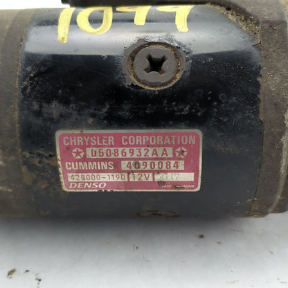 2003 2004 2005 2006 Dodge Ram 2500 3500 5.9L Cummins Starter Motor Engine
