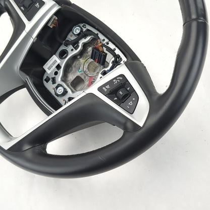 2010 2011 Chevrolet Equinox Steering Wheel Black Leather Multi Function Controls
