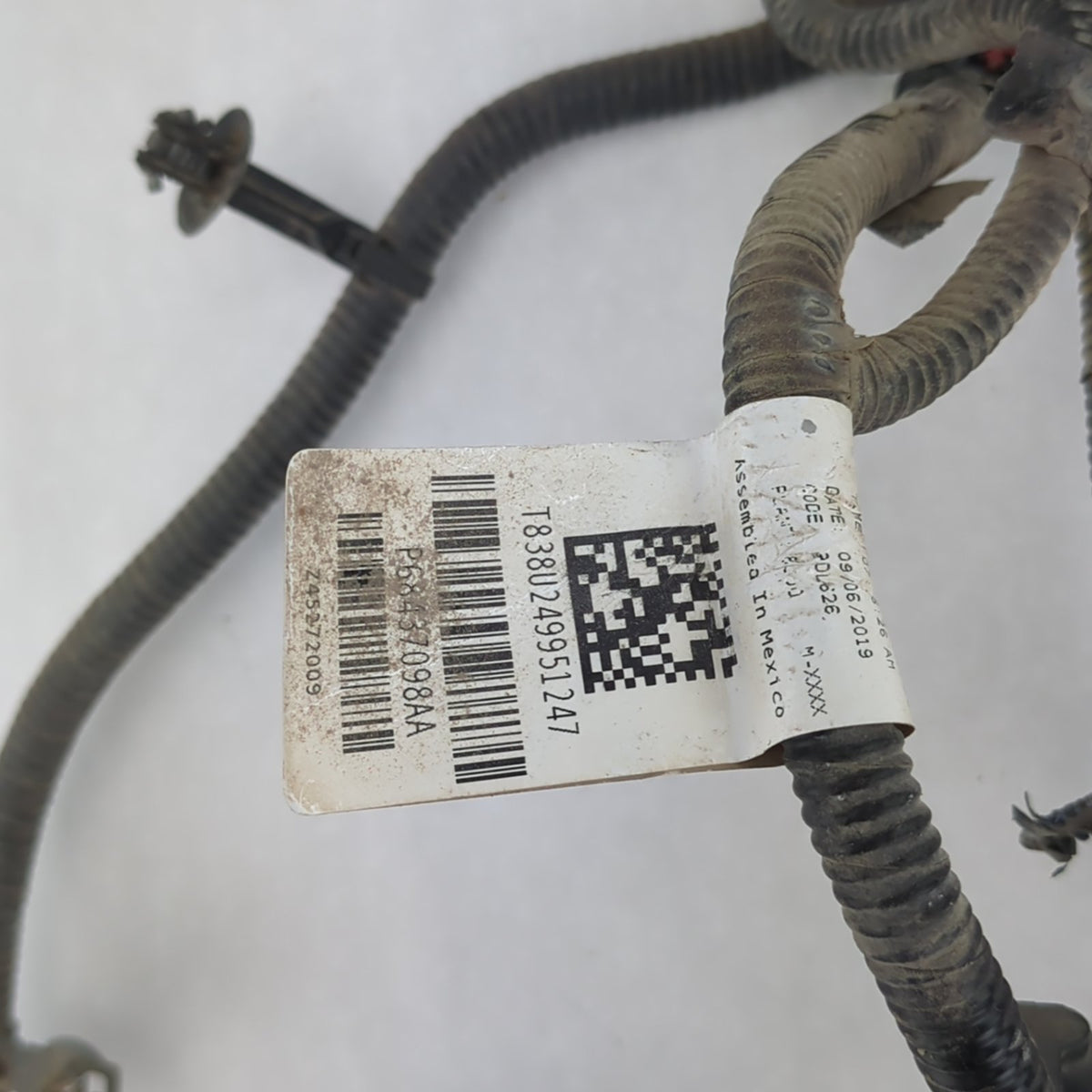 2019 2020 Ram 2500 3500 Tailgate Tail Gate Wire Harness Engine Wiring