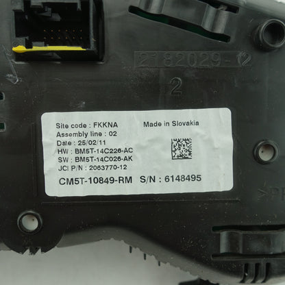 2012 2013 2014 2015 2016 2017 2018 Ford Focus Instrument Cluster Speedometer