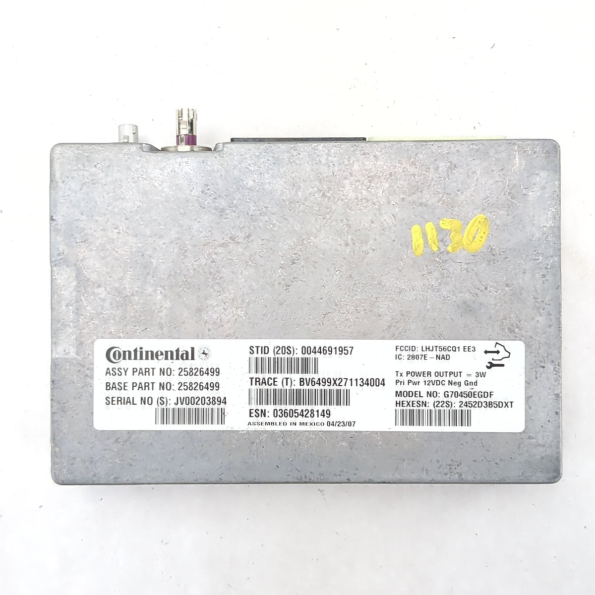 2007 2008 GMC Sierra Silverado OnStar Communication Module