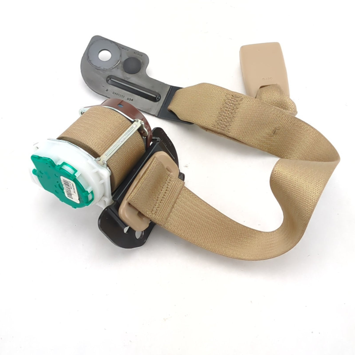 2015 2016 2017 Ford F150 Crew Cab Center Rear Seat Belt Tan
