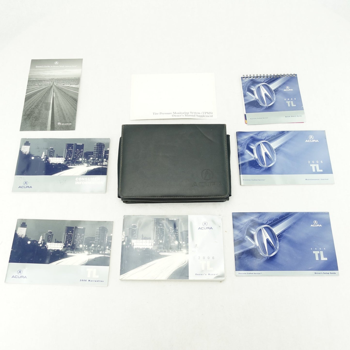 2006 Acura TL Owner's Manual Guide Book Pouch Set
