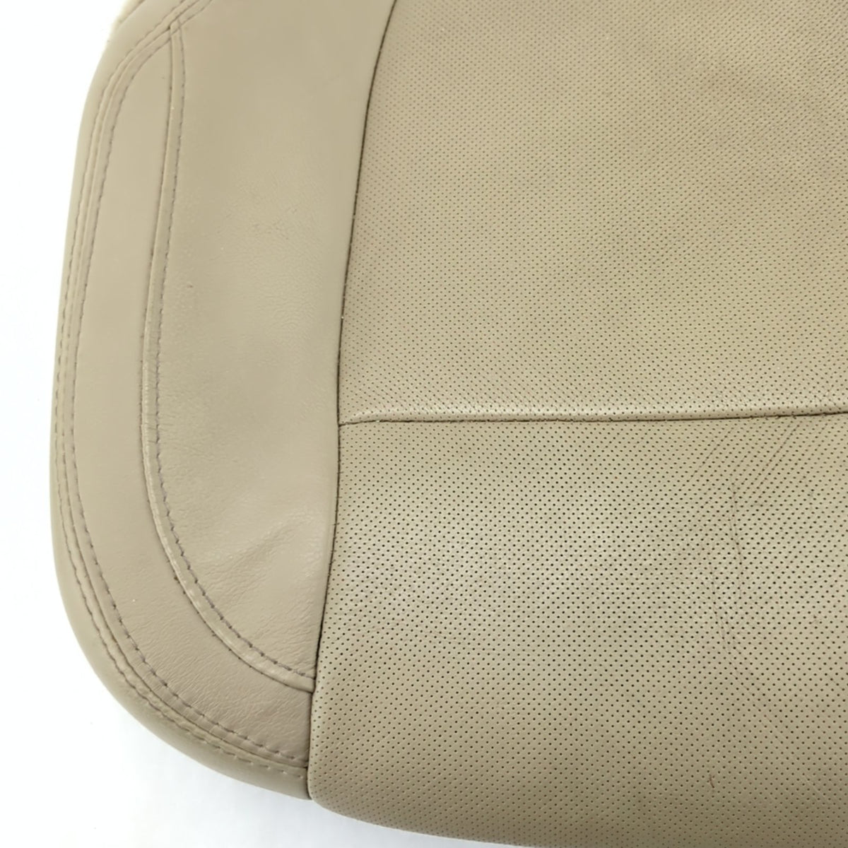 Damage 2015 2016 Ford F150 Left Driver Seat Bottom Cushion Leather Tan Vented