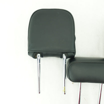 2015 2016 2017 2018 2019 Ford F150 Black Leather Headrest Set Rear Back Seat