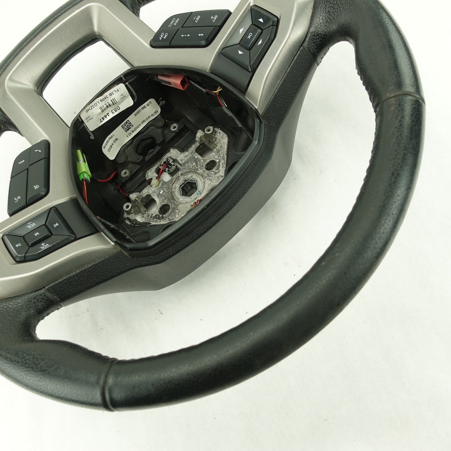 2015 2016 2017 Ford F150 Steering Wheel Assembly Heated Leather Black