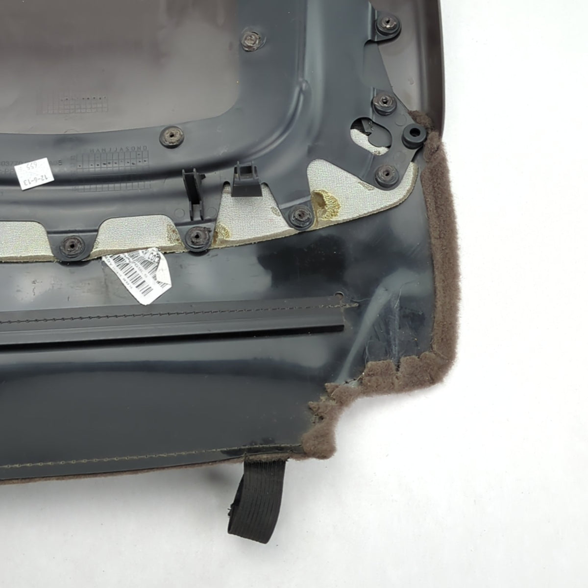 2014 2015 2016 Chevrolet Silverado High Country Seat Back Panel Cover Trim Brown