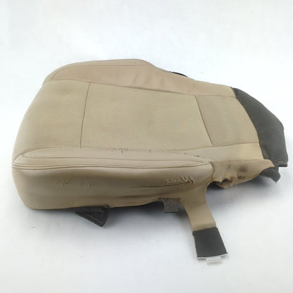Damage 2015 2016 Ford F150 Left Driver Seat Bottom Cushion Leather Tan Vented