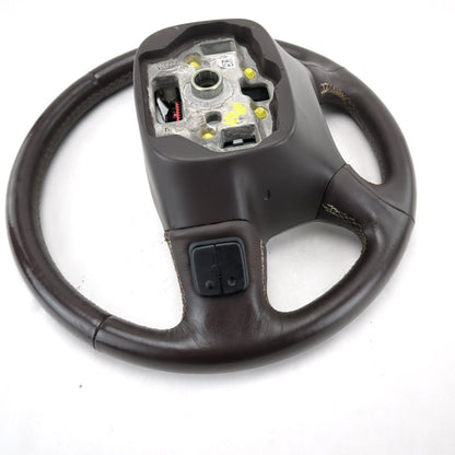 Worn 2014 2015 2016 2017 18 Silverado Sierra Brown Leather Steering Wheel Heated
