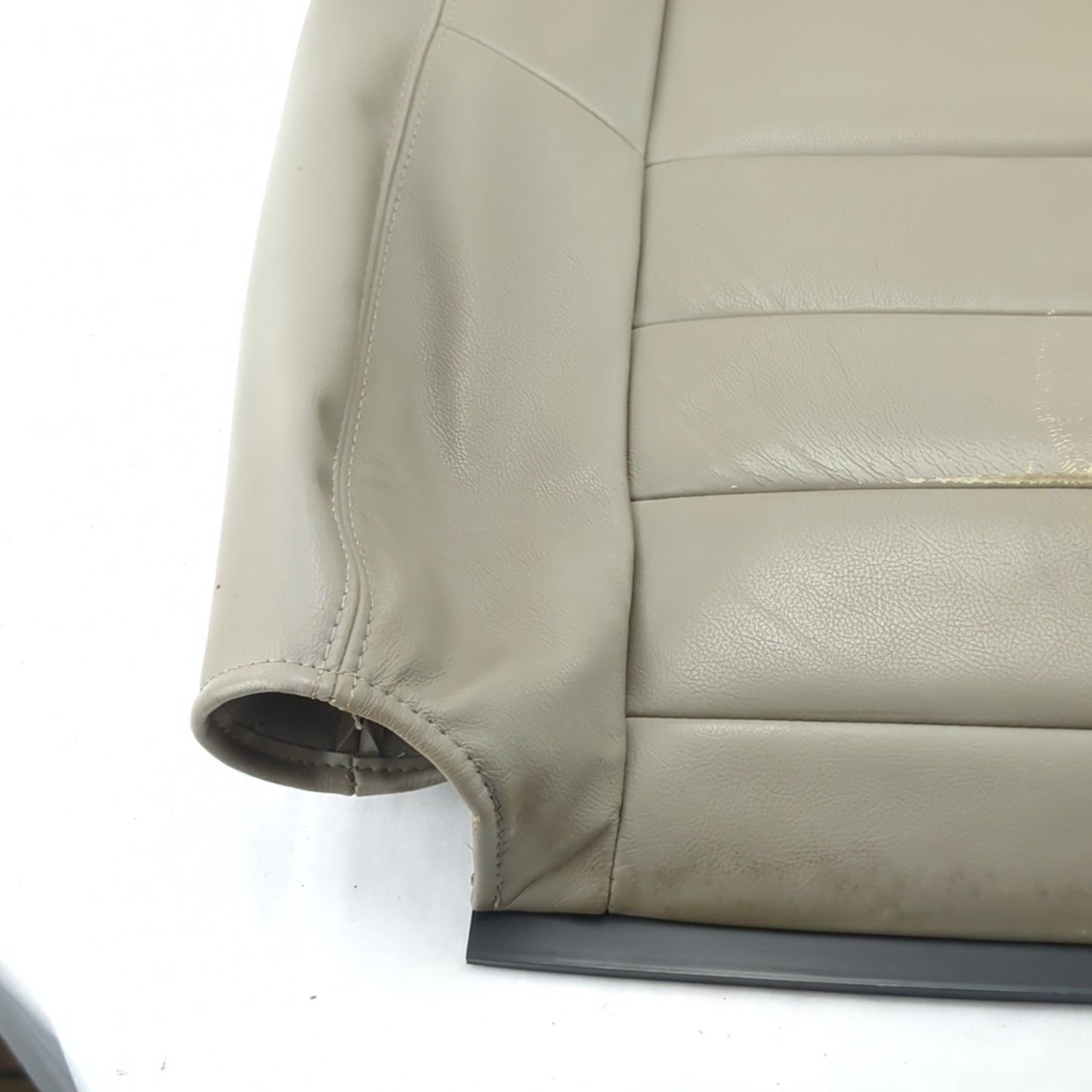 Damage 2008 2009 2010 Ford F250 F350 Seat Upper Skin Cover Leather Gray Left