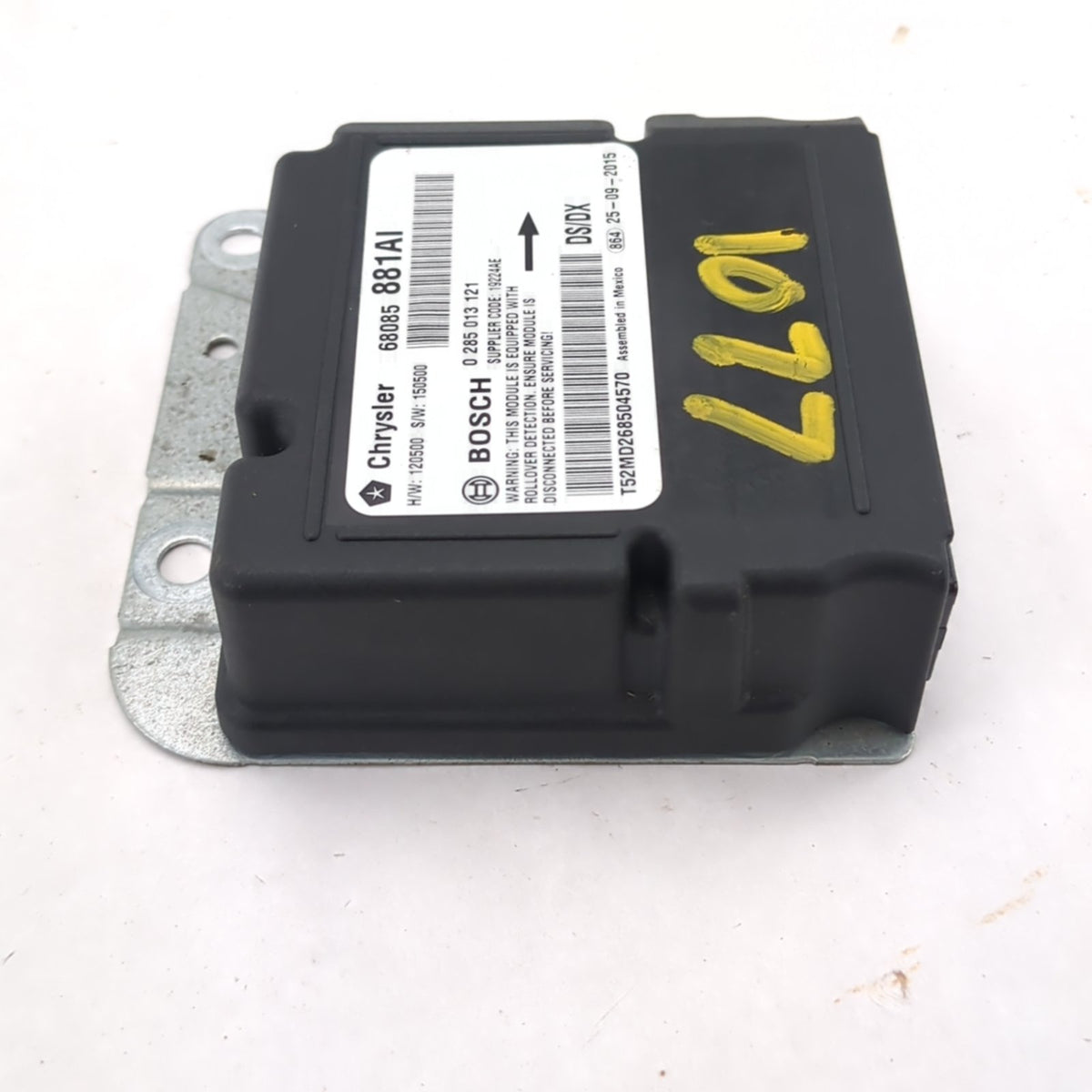2013 2014 2015 2016 2017 2018 Ram 1500 Crew Cab Airbag SRS Control Module