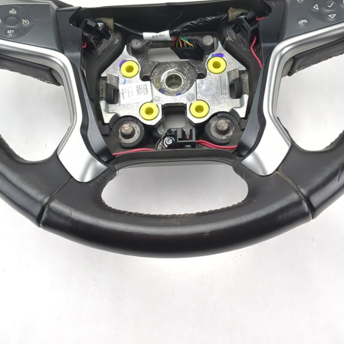 2014 2015 2016 2017 2018 Silverado Sierra Leather Steering Wheel Black