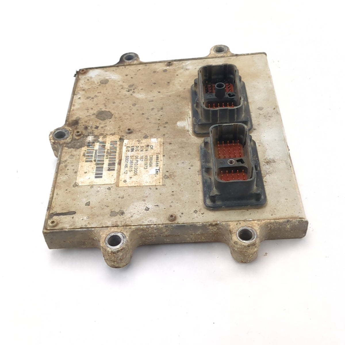 Bent 2006 Ram 3500 Cummins 5.9L ECM Engine Control Module Manual Transmission