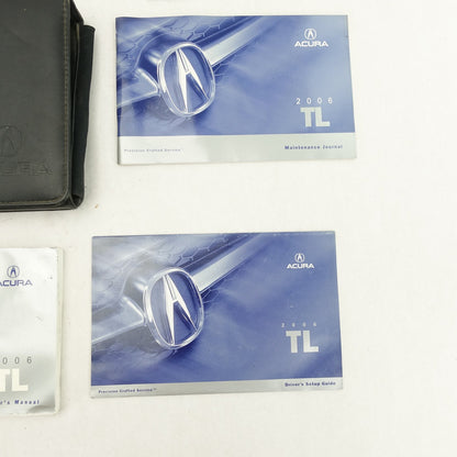 2006 Acura TL Owner's Manual Guide Book Pouch Set