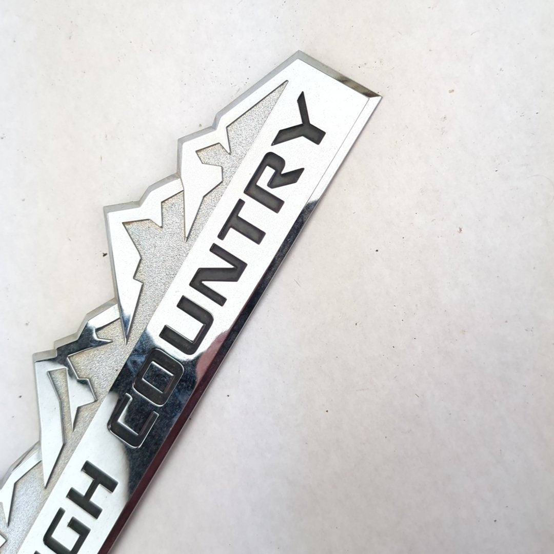 2014 2015 2016 2017 Chevrolet Silverado 1500 HIGH COUNTRY Emblem Badge Tailgate