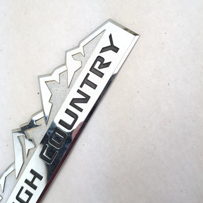 2014 2015 2016 2017 Chevrolet Silverado 1500 HIGH COUNTRY Emblem Badge Tailgate