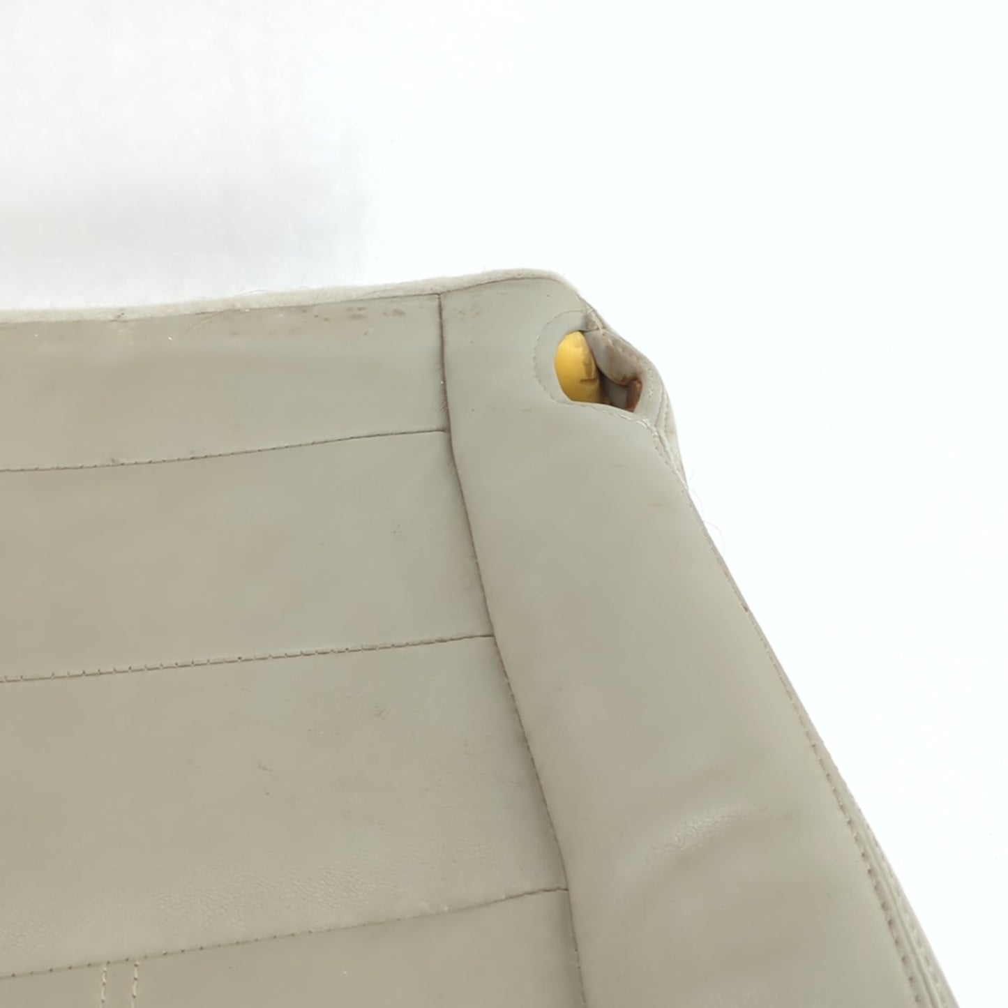 2008 2009 2010 Ford F250 F350 Right Lower Seat Bottom Cushion Leather Gray