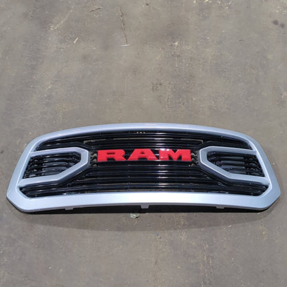 2015 2016 2017 2018 Ram 1500 Grille Front Grill Emblem Silver Aftermarket