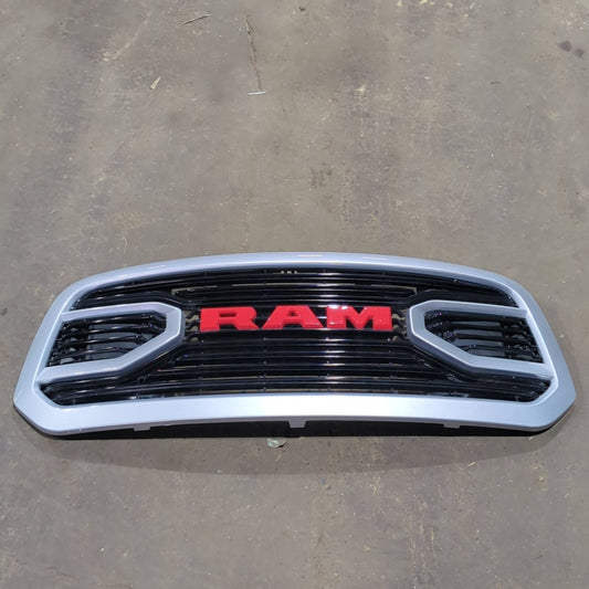 2015 2016 2017 2018 Ram 1500 Grille Front Grill Emblem Silver Aftermarket