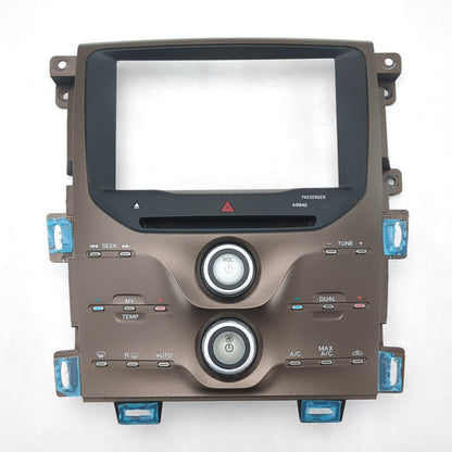 Damage 2012 Ford Edge Climate Control Radio Bezel Center Dash Panel Brown
