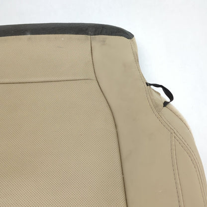 Read 2015 2016 Ford F150 Passenger Seat Bottom Cushion Leather Tan Vented
