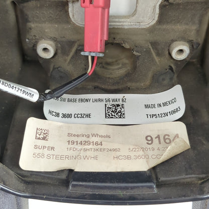 2019 2020 2021 2022 2023 2024 2025 Ford F250 F350 Steering Wheel Multifunction