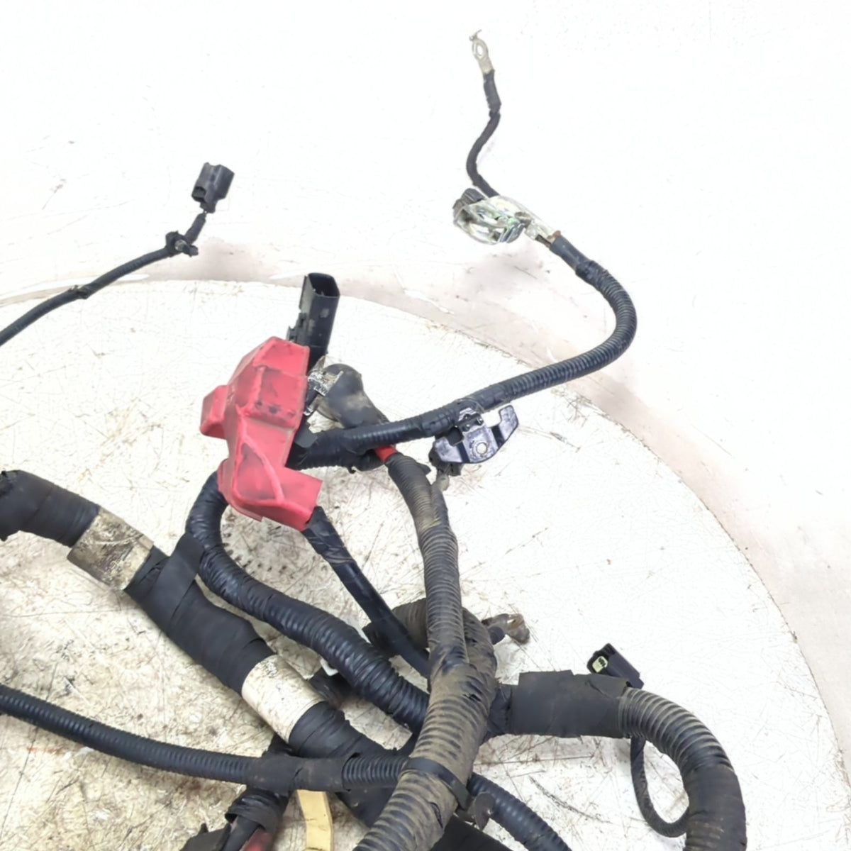 2019 Ford F550 6.7L Diesel Positive Negative Battery Cable Power Wire Harness