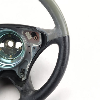 1998 1999 2000 Mercedes-Benz C280 Sport Steering Wheel Black Gray Leather