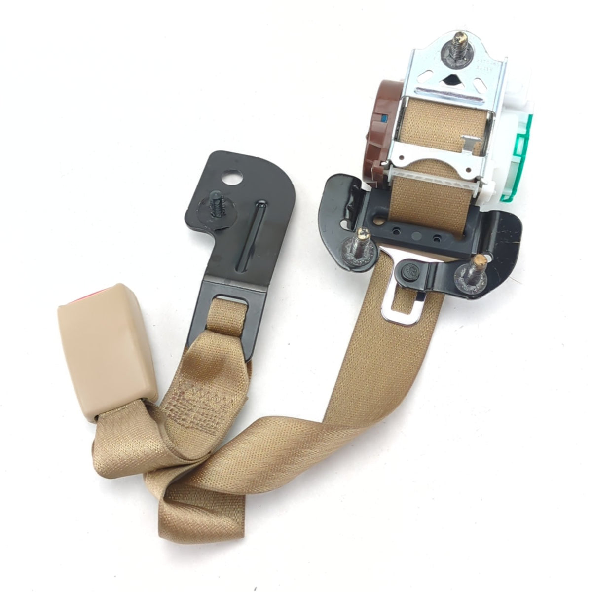 2015 2016 2017 Ford F150 Crew Cab Center Rear Seat Belt Tan