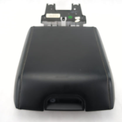 2015 2016 2017 Ford F150 Center Console Lid Armrest Cover Black Leather