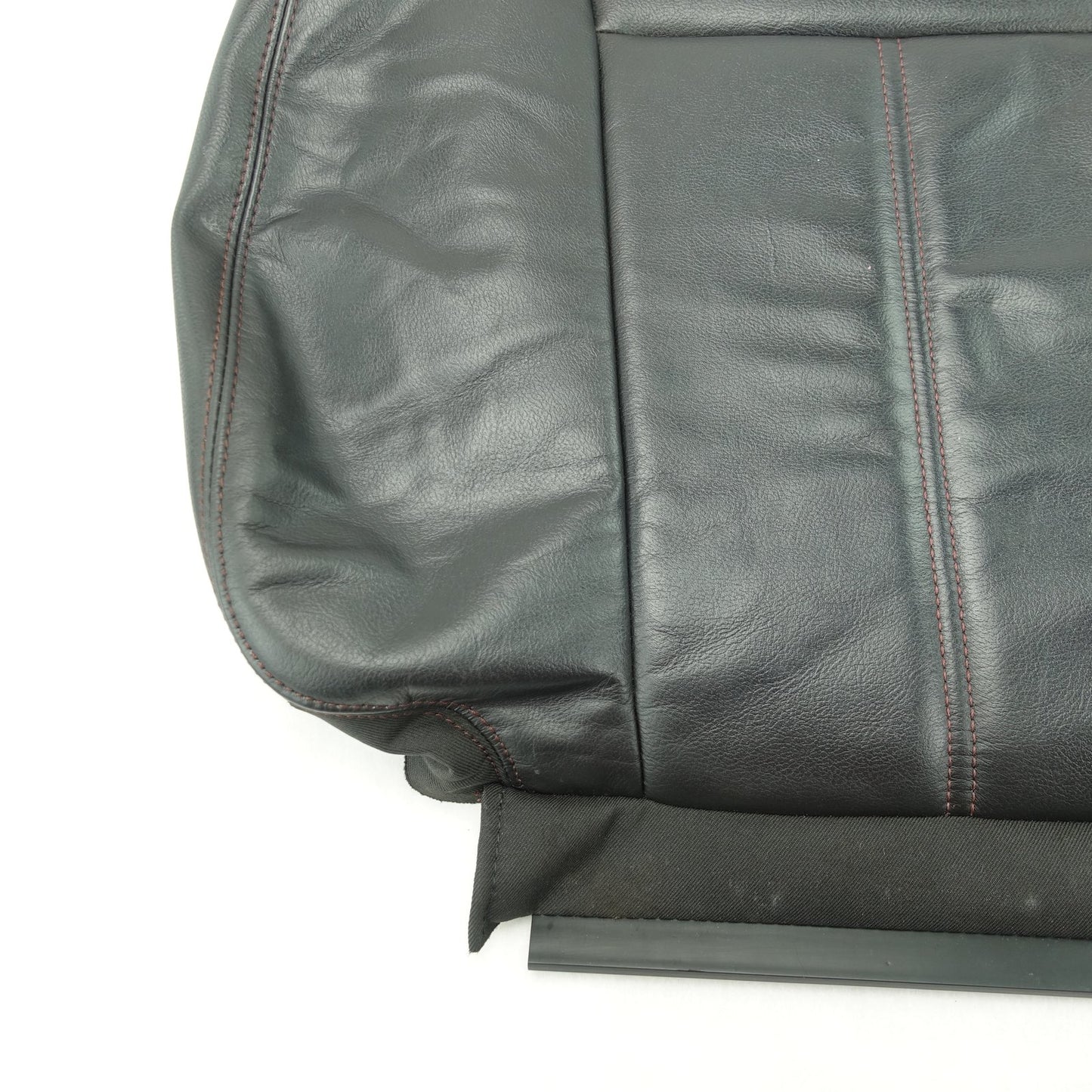 2012 2013 2014 Ford Edge Driver Left Front Seat Back Cover Skin Black Leather