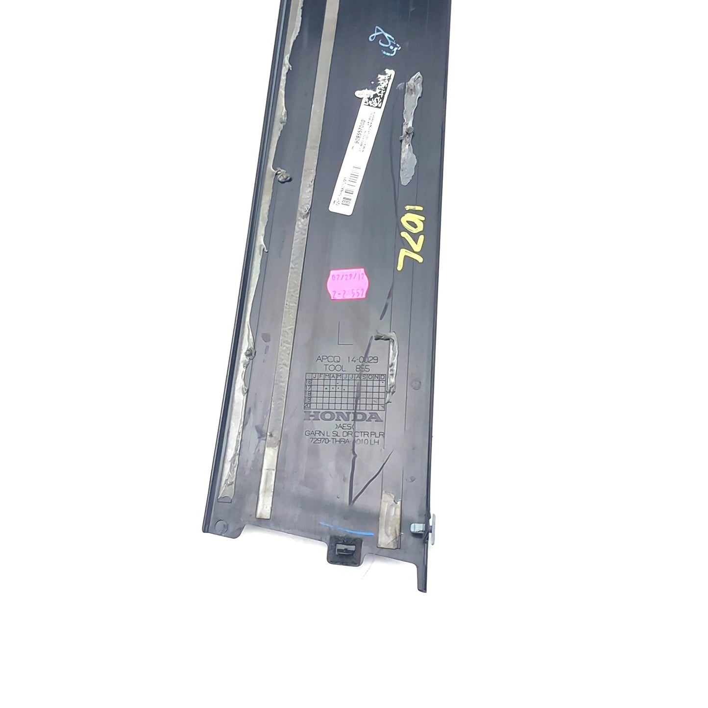 2022 2023 2024 2025 Honda Odyssey Right Rear Door Front Edge Molding Trim Pillar
