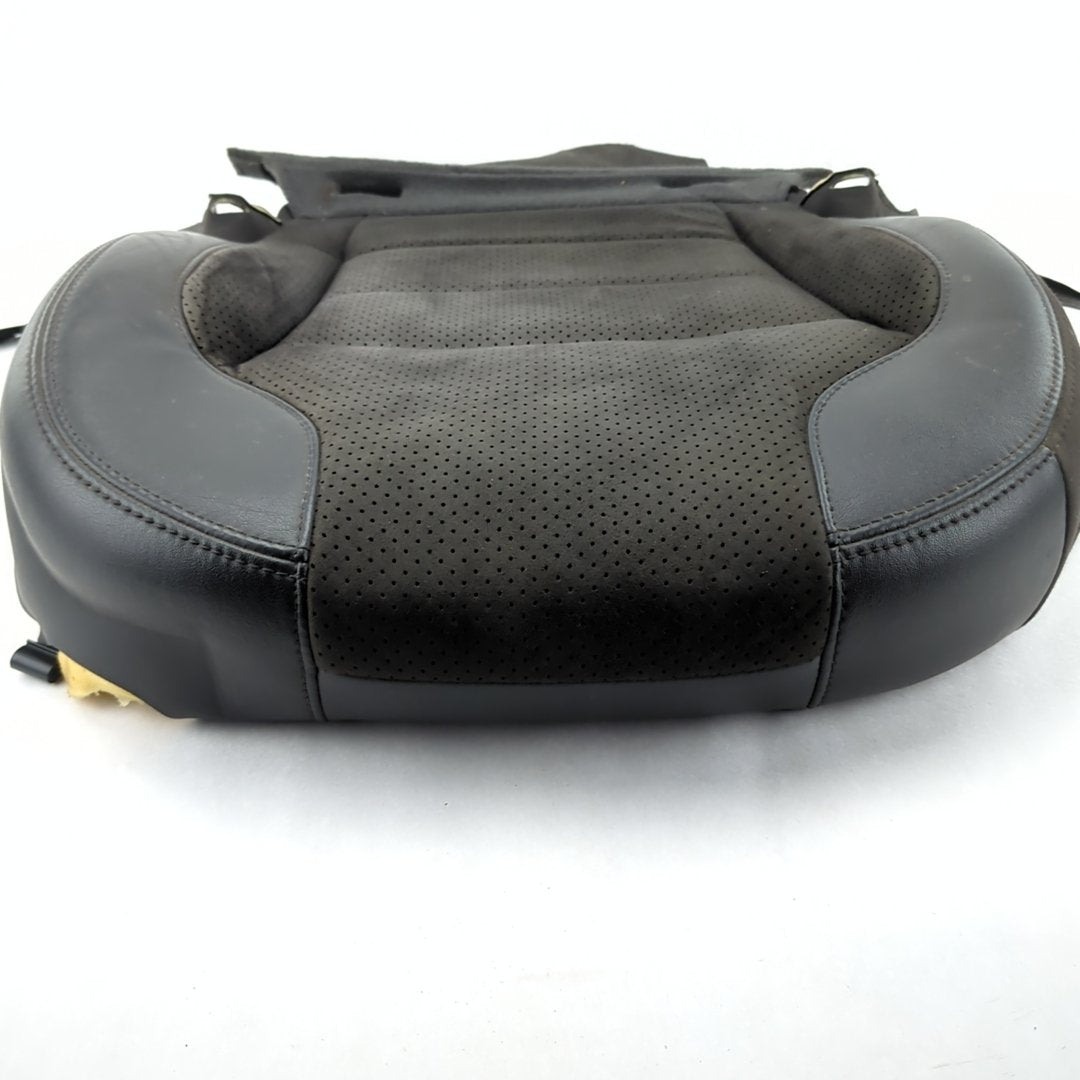 2011 2012 Ford Taurus SHO Right Seat Bottom Cushion Cover Black Leather Suede
