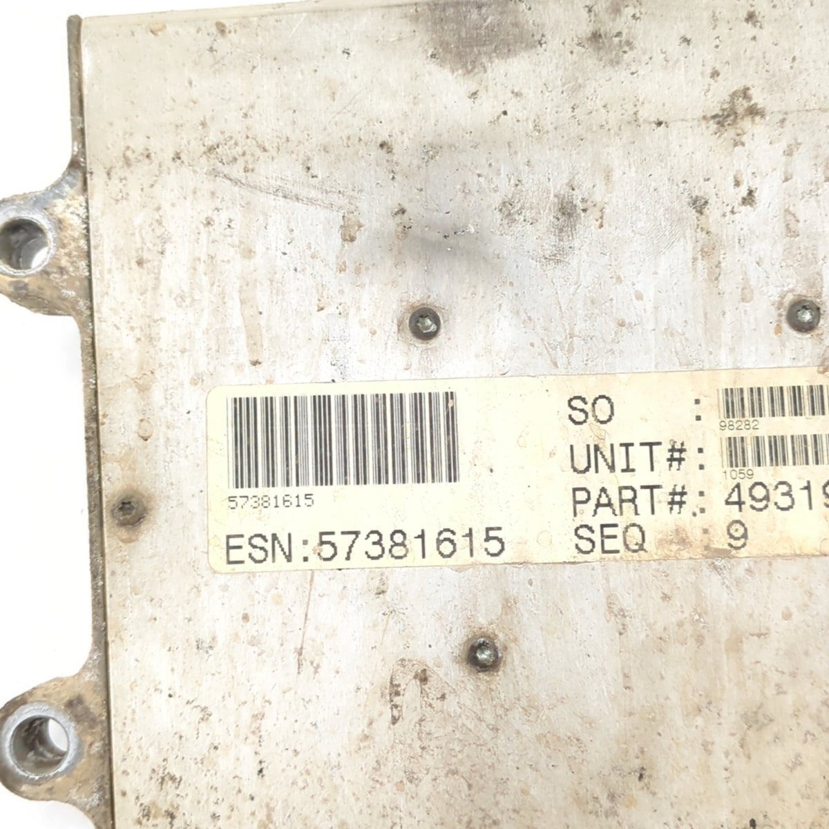 Bent 2006 Ram 3500 Cummins 5.9L ECM Engine Control Module Manual Transmission