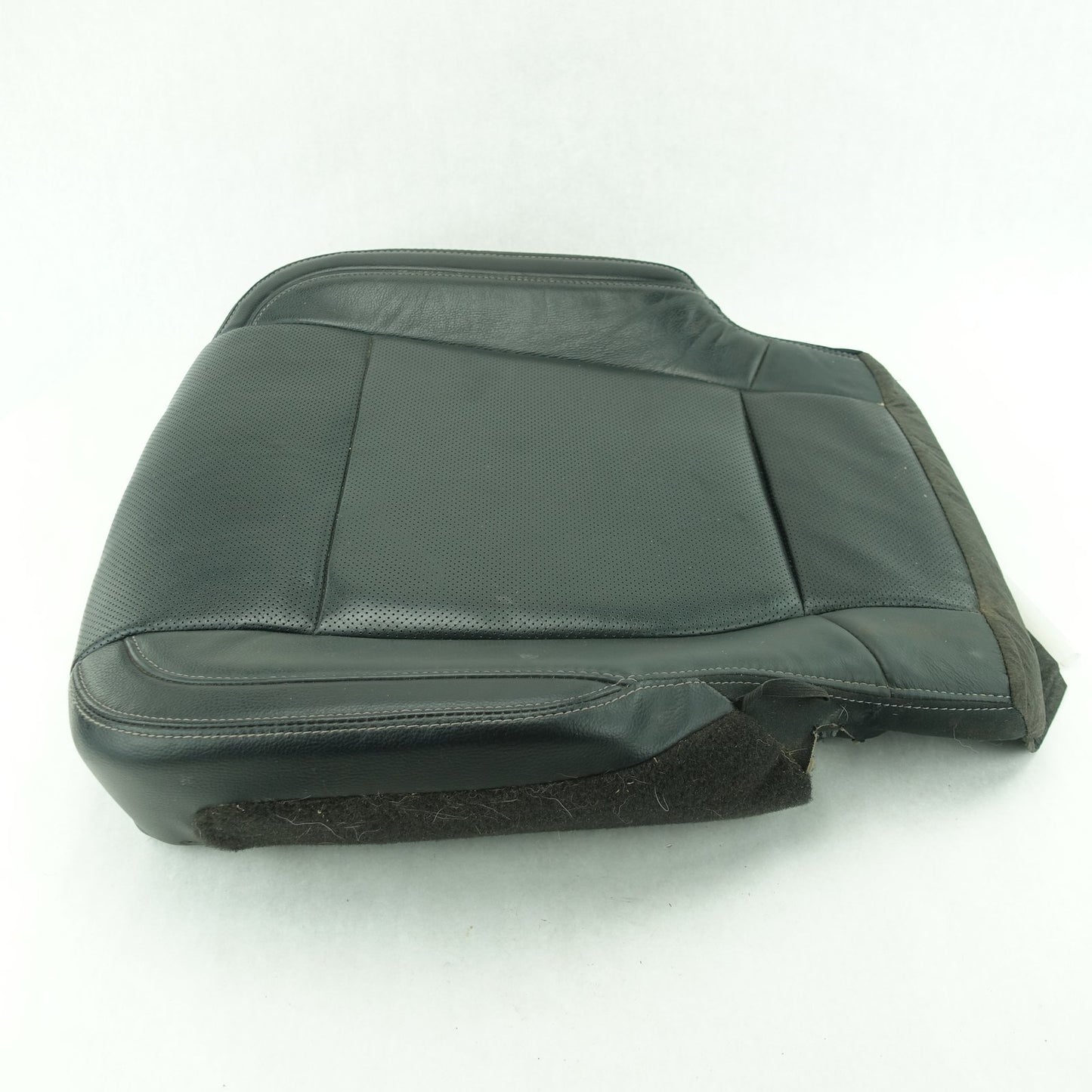 2015 2016 Ford F150 Platinum Passenger Seat Bottom Cushion Leather Black Vented