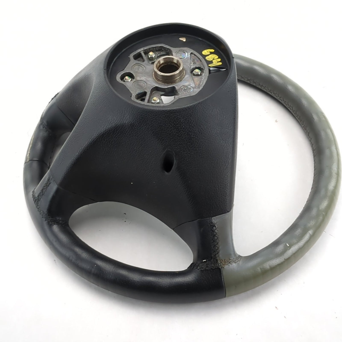 1998 1999 2000 Mercedes-Benz C280 Sport Steering Wheel Black Gray Leather