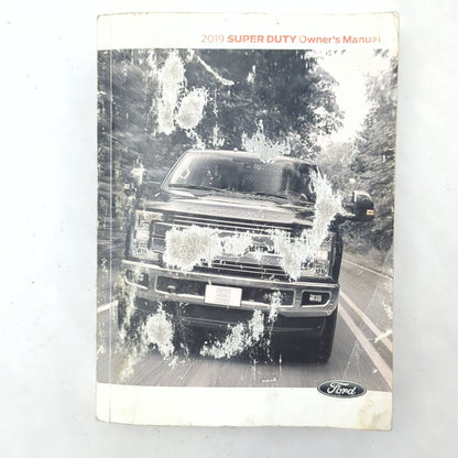 2019 Ford F450 F550 Owner's Manual Guide Book